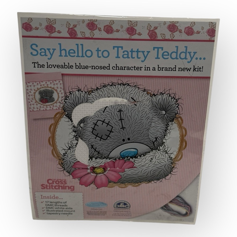 2014 World of Cross Stitching Tatty Teddy Insert‎ Kit ONLY Sealed READ